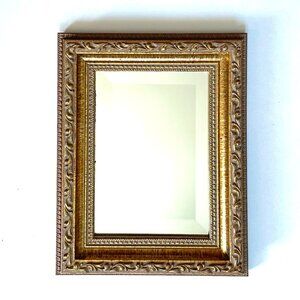 Modern Beveled Gilt Wood Mirror Quality Costume Hand Made In USA